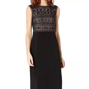 Adrianna Papell Beaded Column Gown